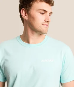 Graphic T-Shirts | Ariat Pristine Shield T-Shirt Soothing Seas