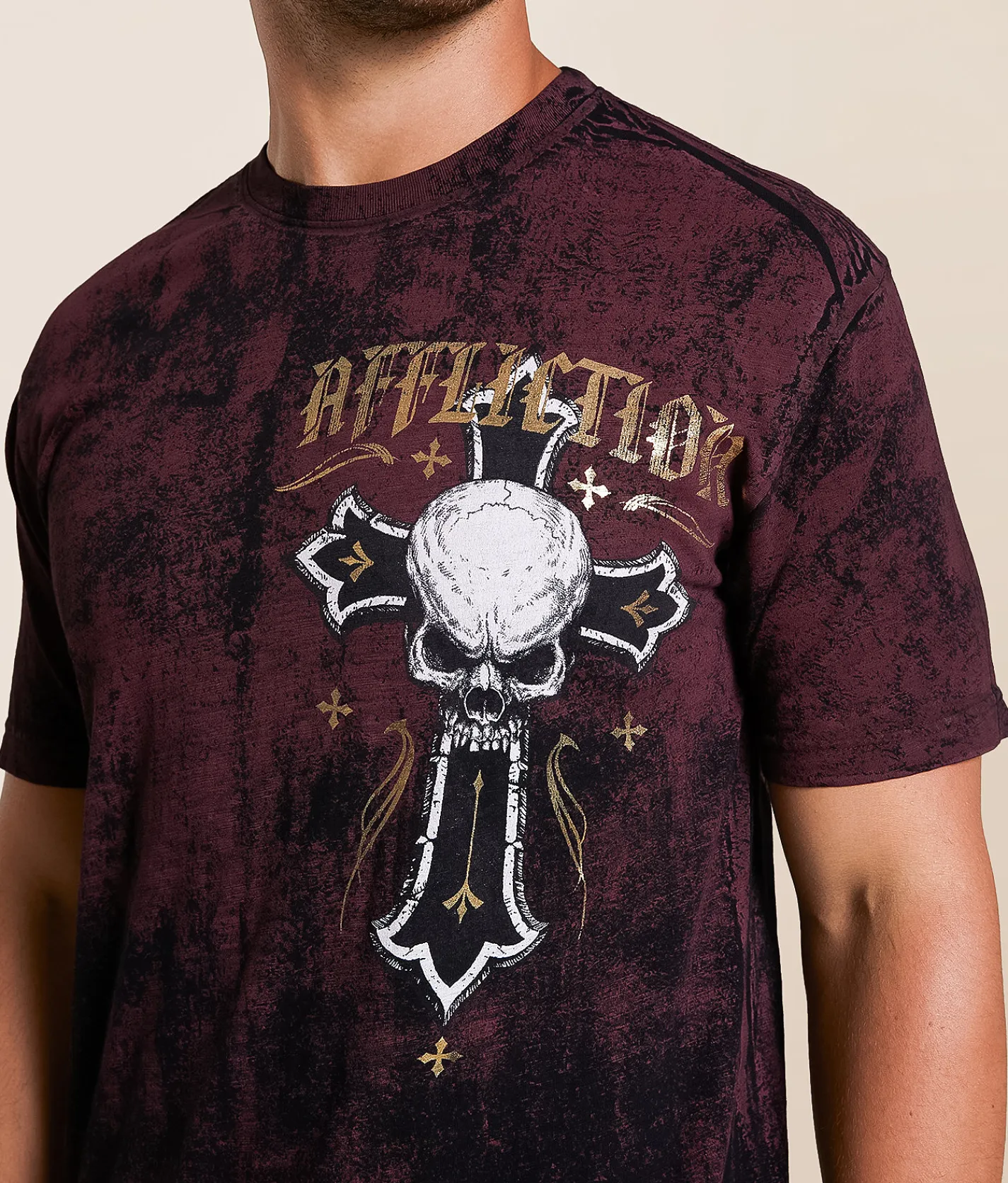Affliction Prophet T-Shirt Black Sale