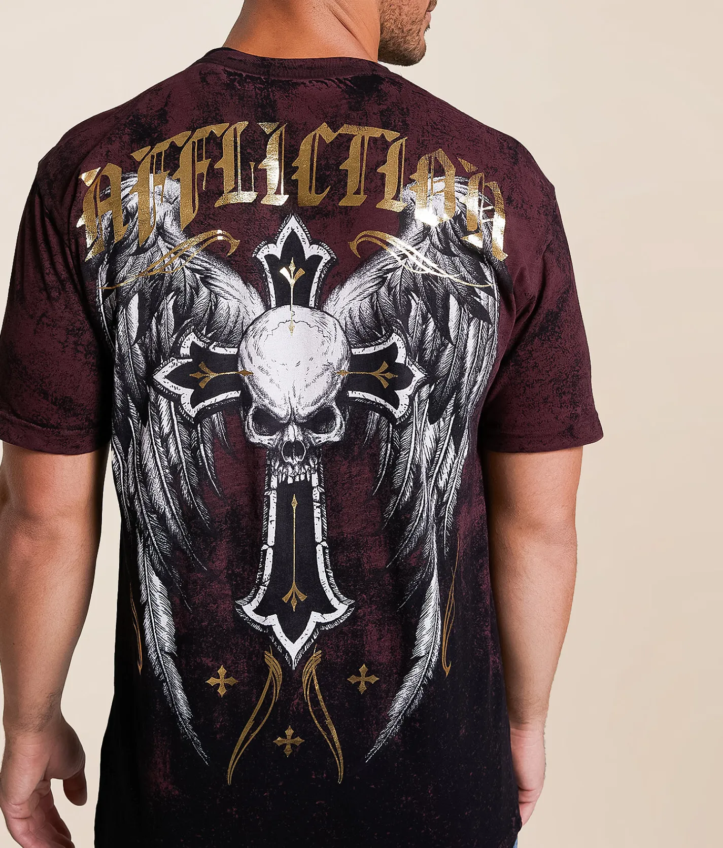 Affliction Prophet T-Shirt Black Sale