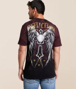 Affliction Prophet T-Shirt Black Sale