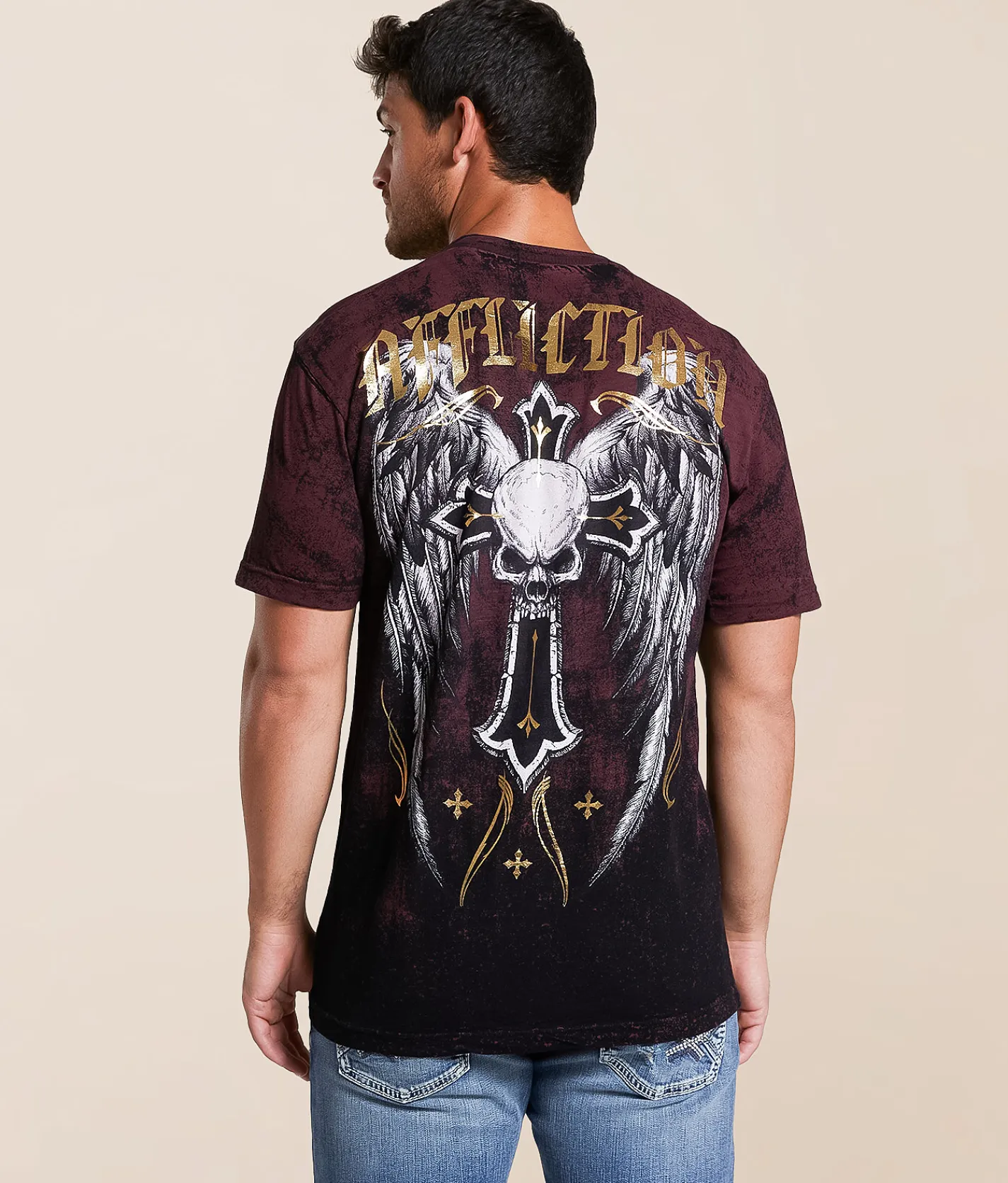 Affliction Prophet T-Shirt Black Sale