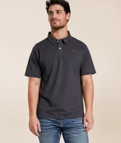 Tops | Devereux Golf Pro Shop Essential Performance Polo Coal
