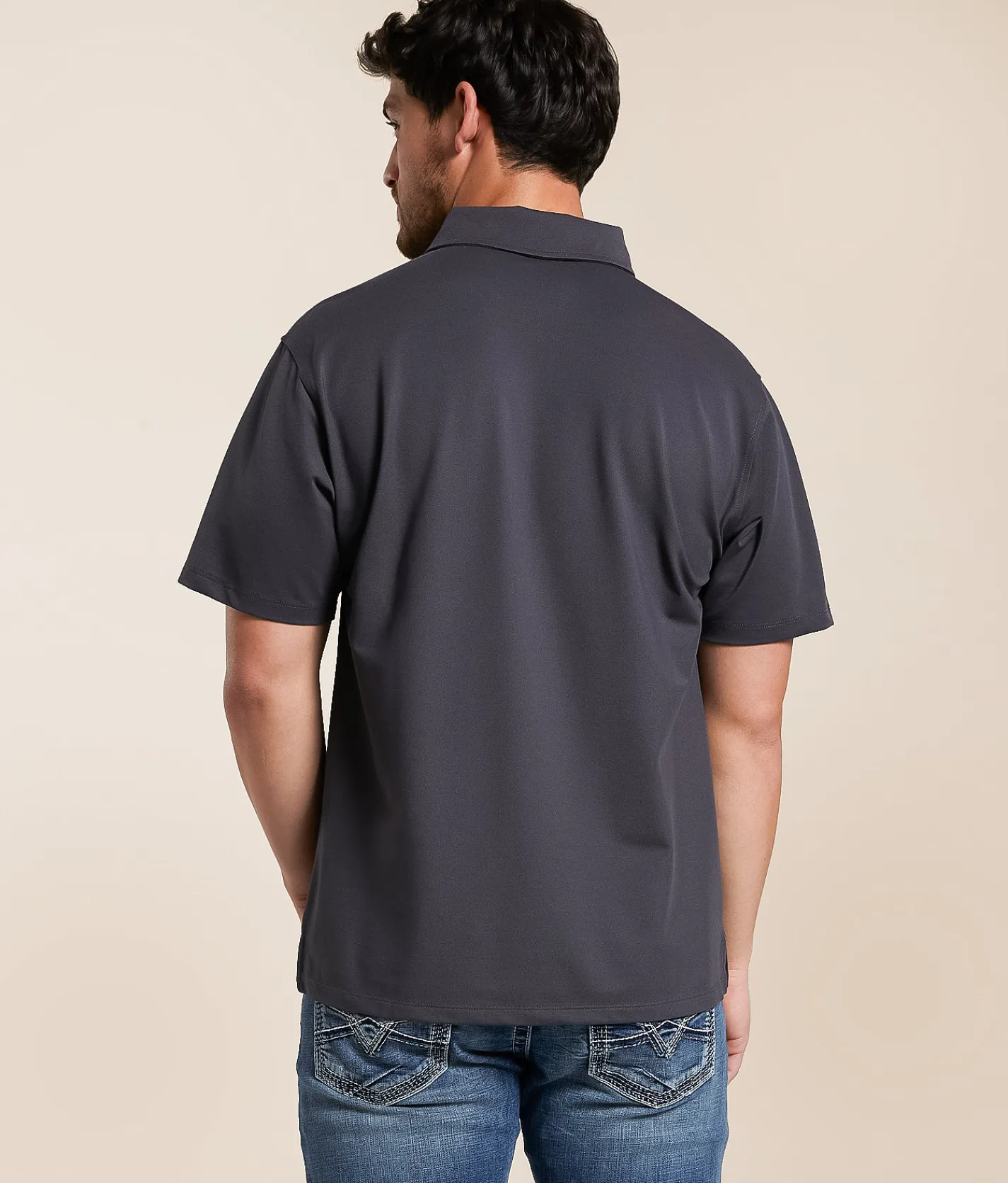 Tops | Devereux Golf Pro Shop Essential Performance Polo Coal