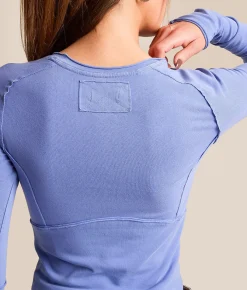 Tops | Free People Protagonist Cropped Top Cornflower Blue