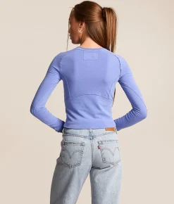 Tops | Free People Protagonist Cropped Top Cornflower Blue
