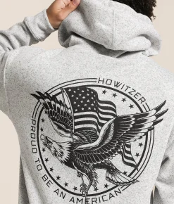 Howitzer Proud Hooded Sweatshirt Antique White Clearance