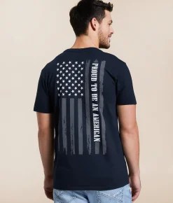 Graphic T-Shirts | Howitzer Proud T-Shirt Navy