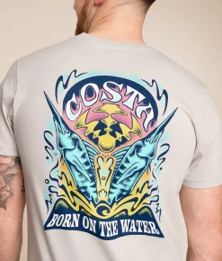 Costa® Psych Rock Merlins T-Shirt Silver Clearance