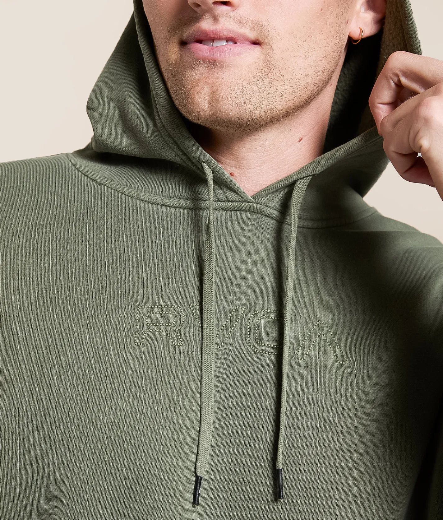 RVCA PTC Hooded Sweatshirt Sage Leaf Best