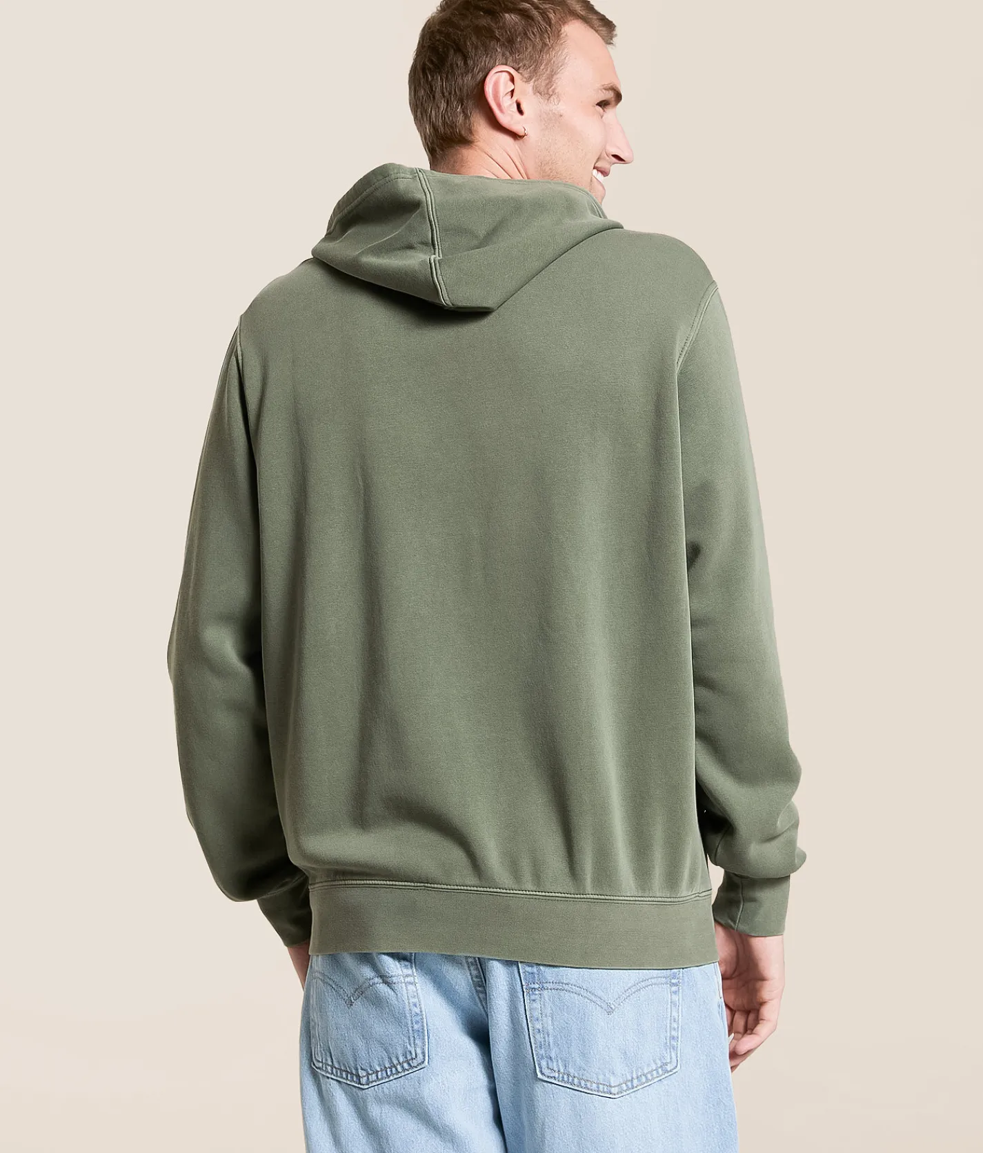 RVCA PTC Hooded Sweatshirt Sage Leaf Best