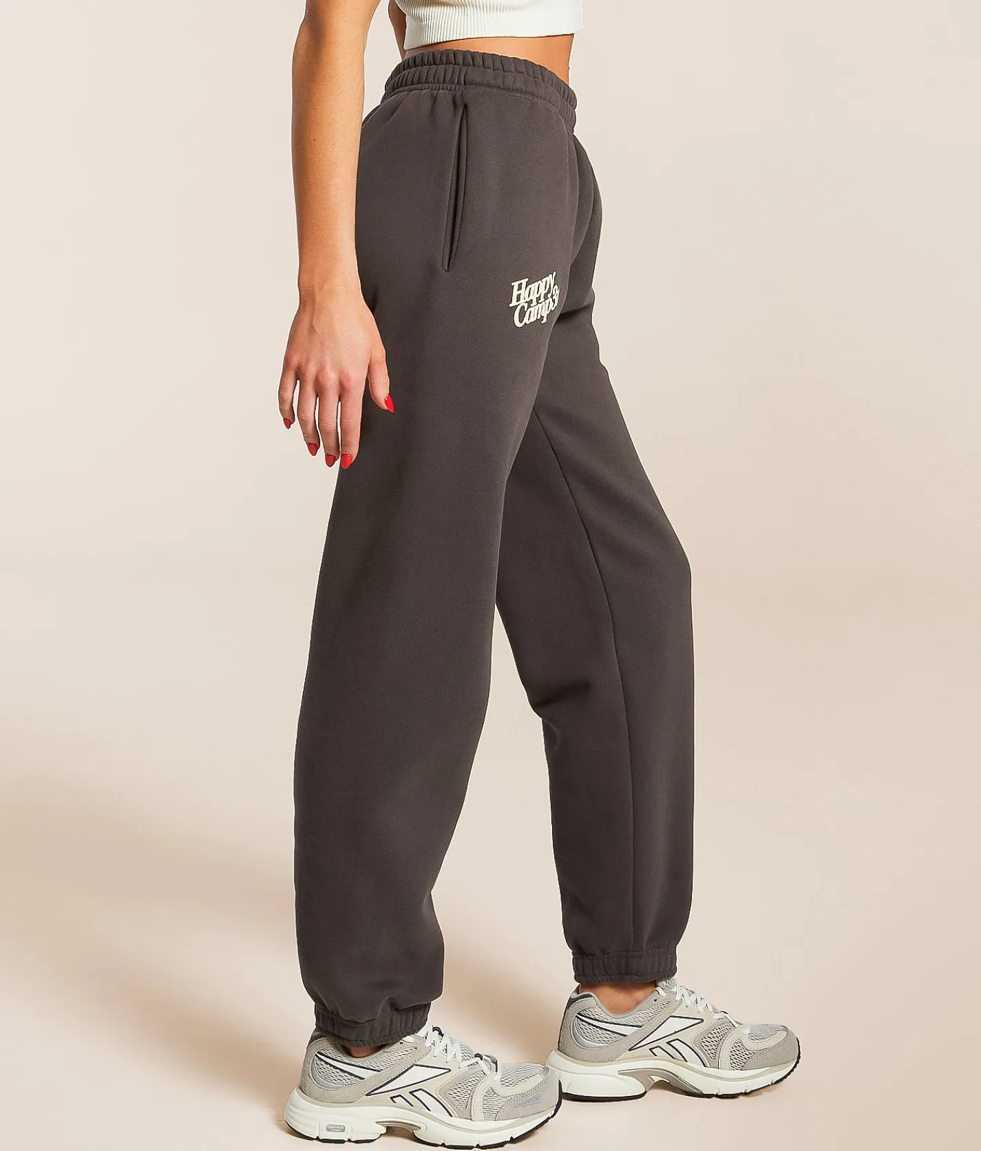 Bottoms|Activewear | Happy Camp3r Puff Sweatpant Charcoal Grey