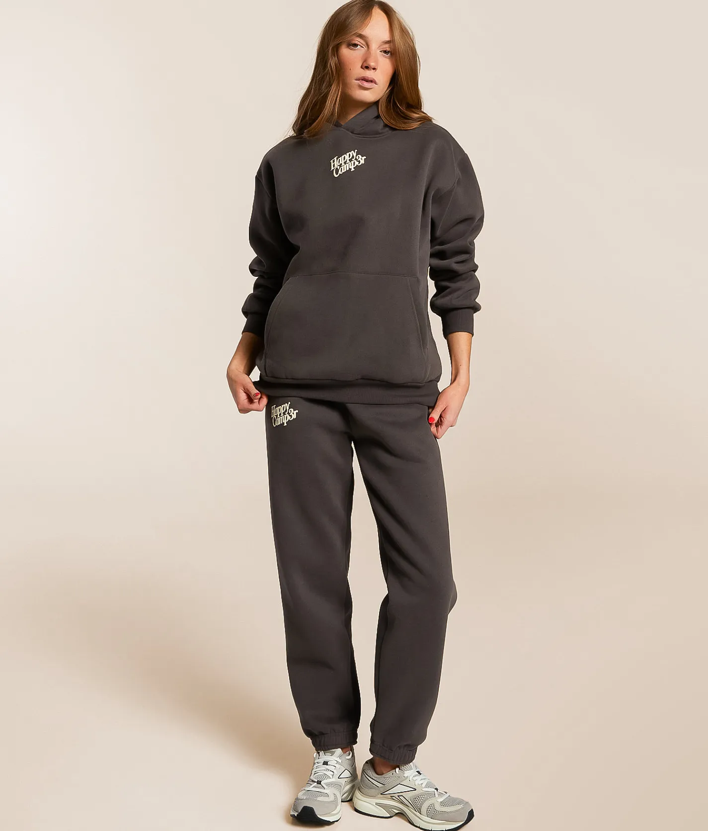 Bottoms|Activewear | Happy Camp3r Puff Sweatpant Charcoal Grey