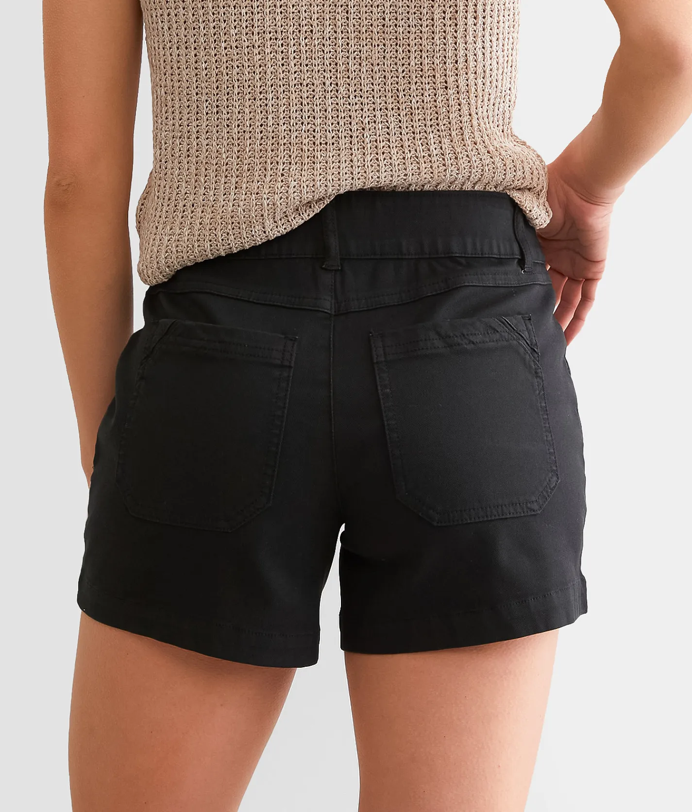 Bottoms|Shorts | Buckle Black Pull-On Chino Stretch Short India Ink