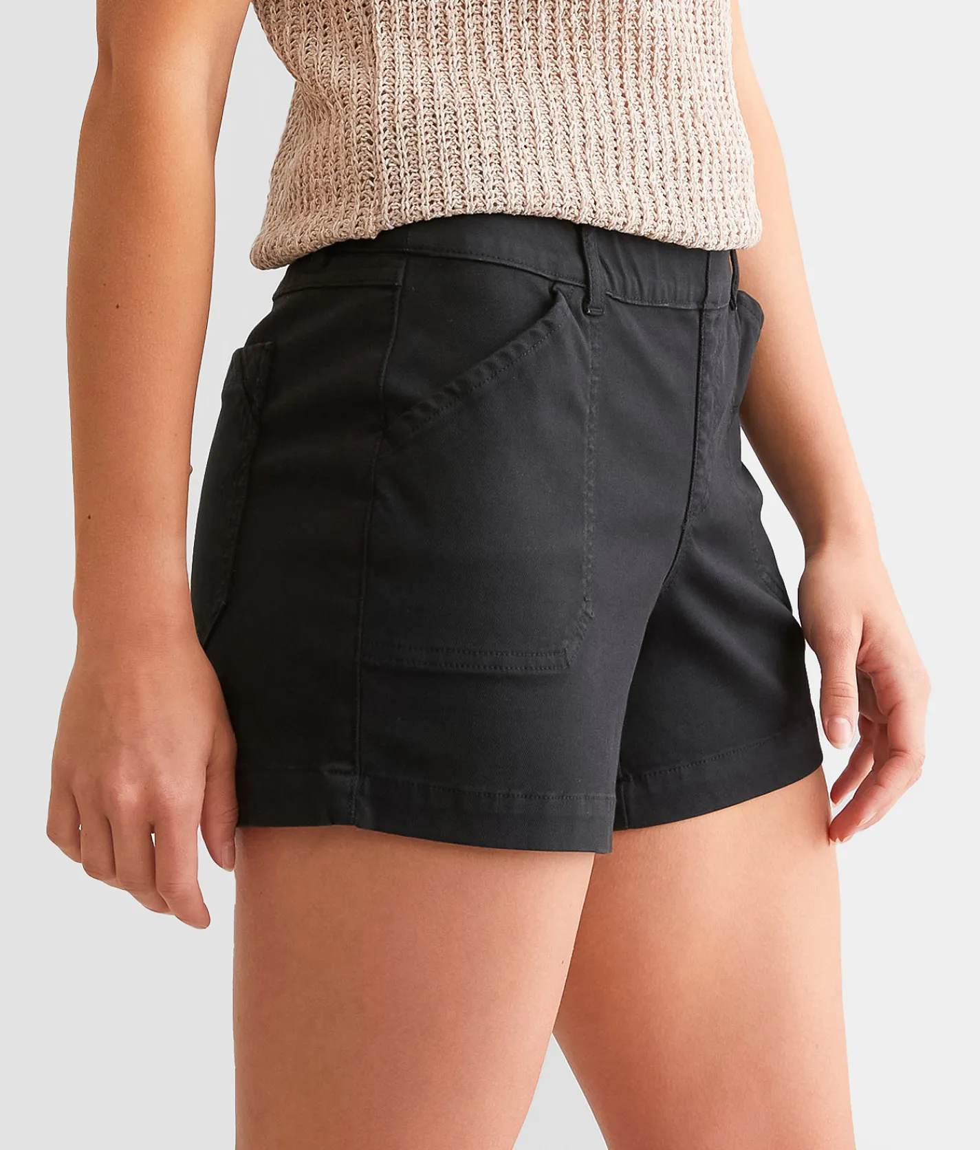 Bottoms|Shorts | Buckle Black Pull-On Chino Stretch Short India Ink