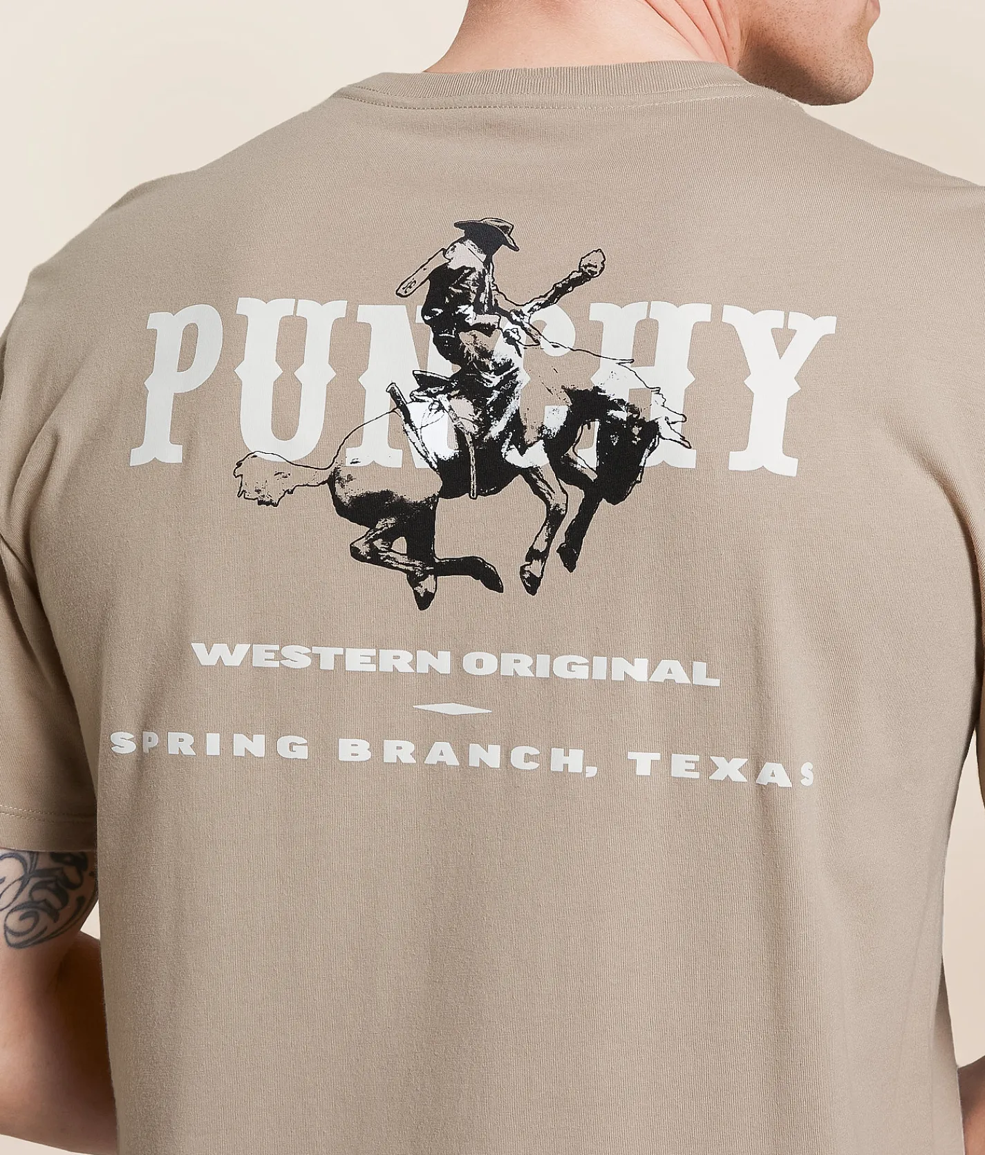 Tops|Graphic T-Shirts | Hooey Punchy Original T-Shirt Simply Taupe