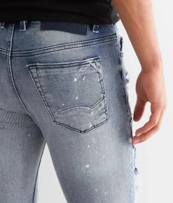 Cult of Individuality Punk Super Skinny Jean Acid Clearance