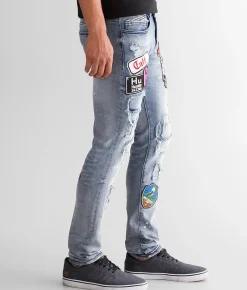 Cult of Individuality Punk Super Skinny Jean Acid Clearance