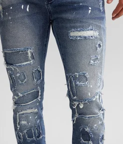 Sale Jeans|Bottoms | Cult of Individuality Punk Super Skinny Jean Tape