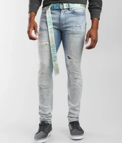 Cult of Individuality Punk Super Skinny Jean Scars Outlet