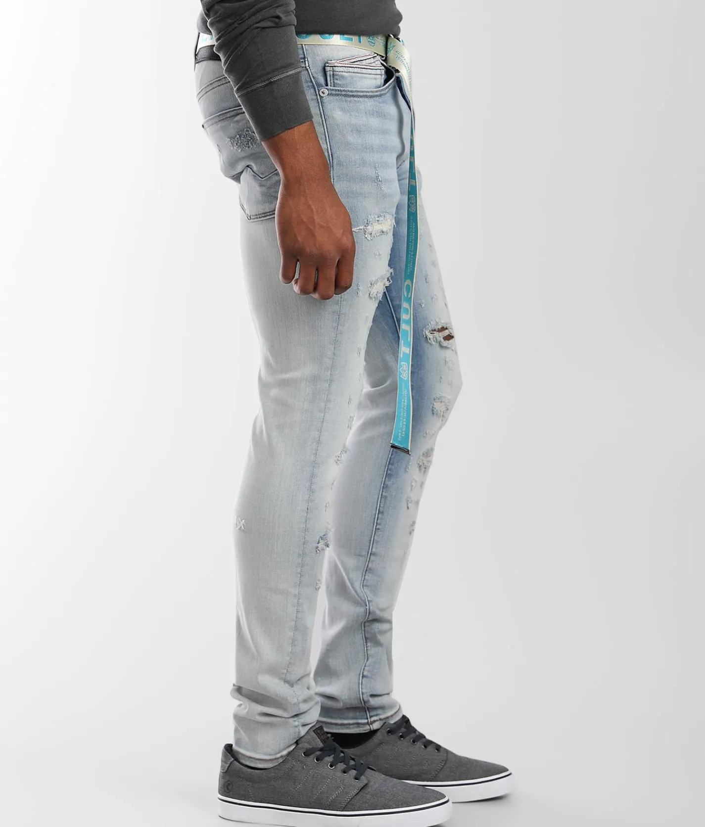 Cult of Individuality Punk Super Skinny Jean Scars Outlet