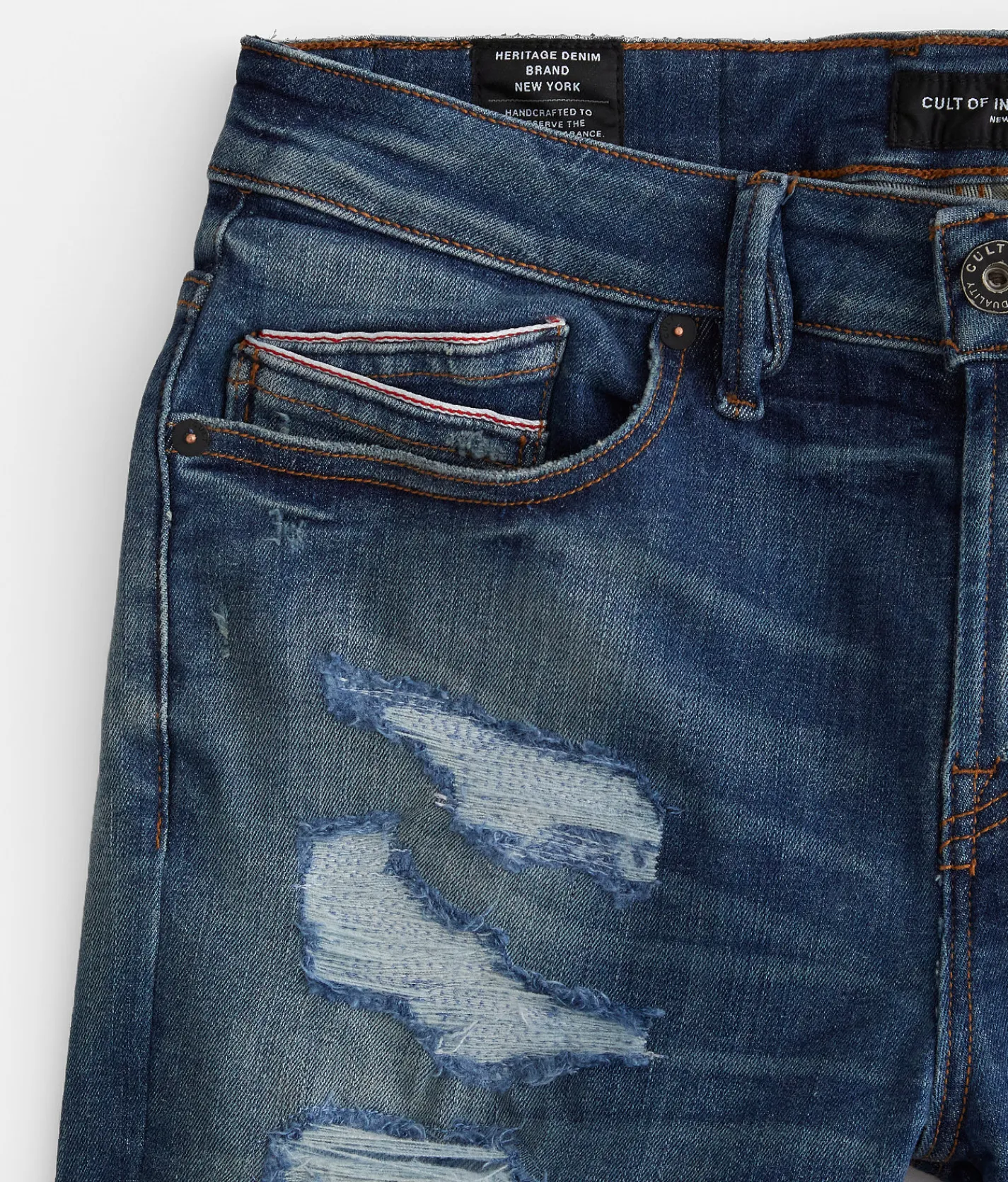Cult of Individuality Punk Super Skinny Stretch Jean Castor