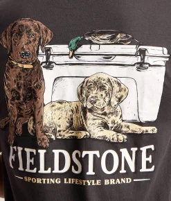 Tops|Graphic T-Shirts | Fieldstone Puppies With Cooler T-Shirt Pepper