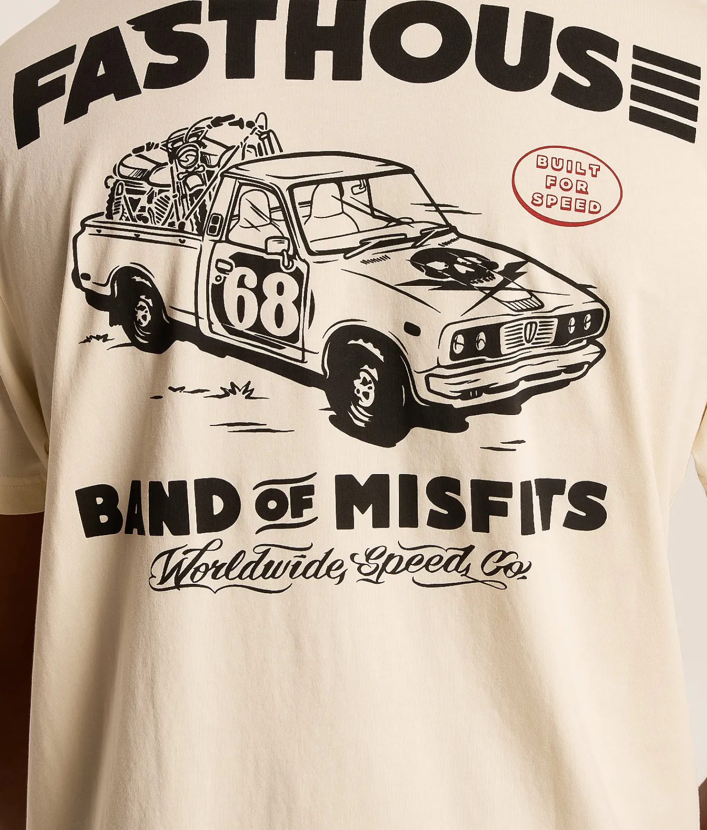 Tops|Graphic T-Shirts | Fasthouse Pursuit T-Shirt Natural