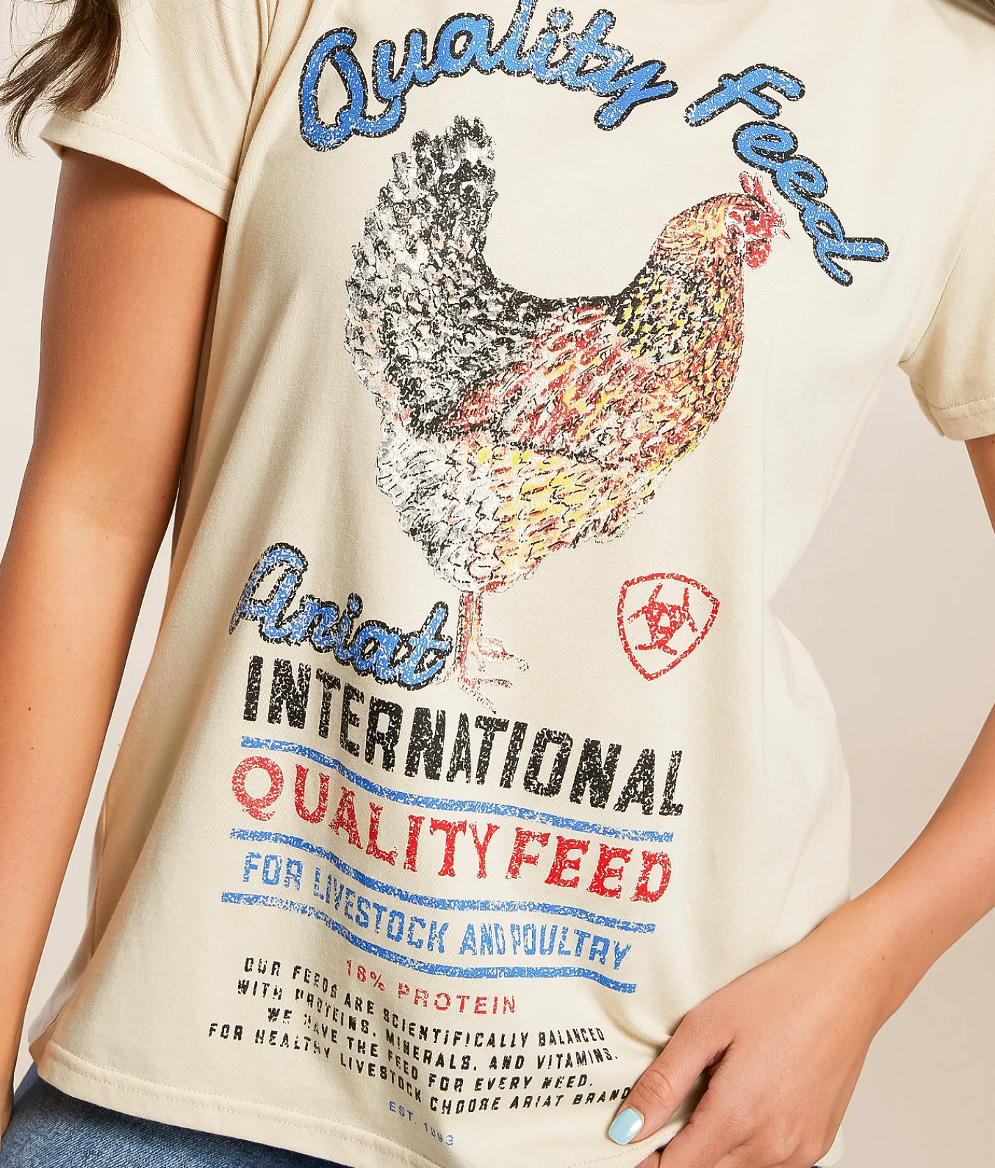 Ariat Quality Feed T-Shirt Natural Online