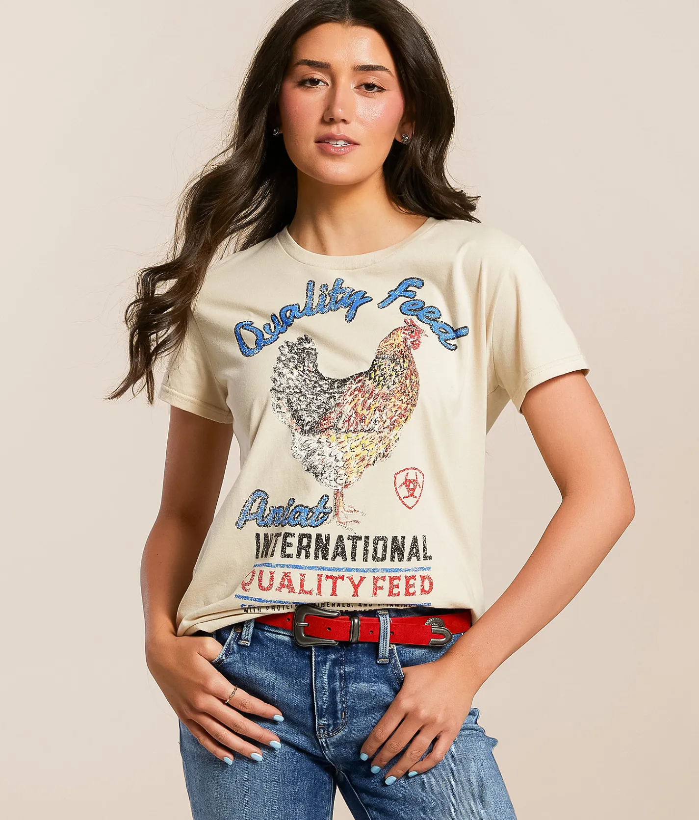 Ariat Quality Feed T-Shirt Natural Online