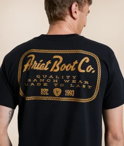 Ariat Quality Ranch Rope T-Shirt Black Sale