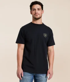 Tops|Graphic T-Shirts | Ariat Quality Tradition T-Shirt Black