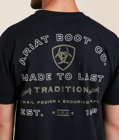 Tops|Graphic T-Shirts | Ariat Quality Tradition T-Shirt Black