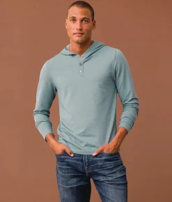 Tops | Outpost Makers Quarter Snap Hoodie Citadel