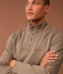 Outpost Makers Quarter Snap Pullover Walnut Sale