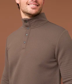 Outpost Makers Quarter Snap Pullover Walnut Outlet