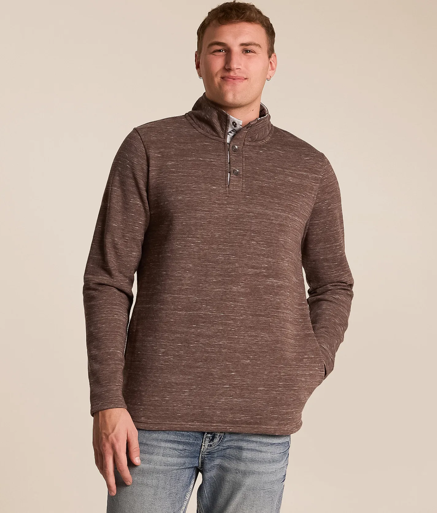 Departwest Quarter Snap Pullover Morel Online