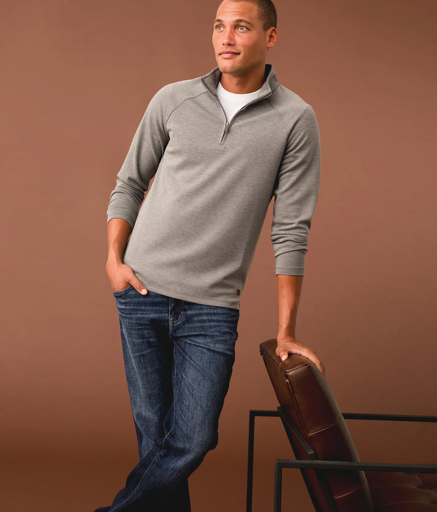 Tops|Activewear | Outpost Makers Quarter Zip Performance Pullover Kambaba