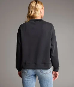 Tops | BKE Quarter Zip Pullover Forged Iron