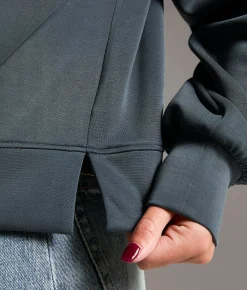 BKE Quarter Zip Pullover Dark Slate Sale