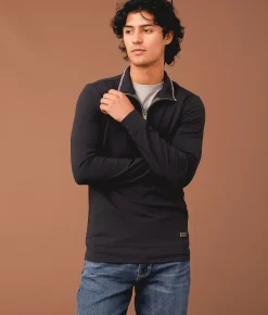 Outpost Makers Quarter Zip Pullover Black Best