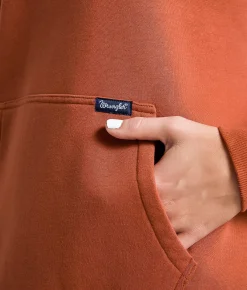 Tops | Wrangler® Quarter Zip Pullover Rust