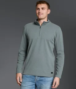 Outpost Makers Quarter Zip Pullover Dark Slate New