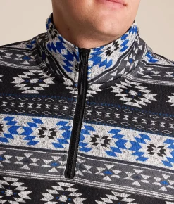 Tops | Departwest Quarter Zip Pullover Black