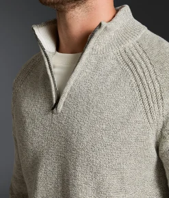Outpost Makers Quarter Zip Sweater Natural Clearance