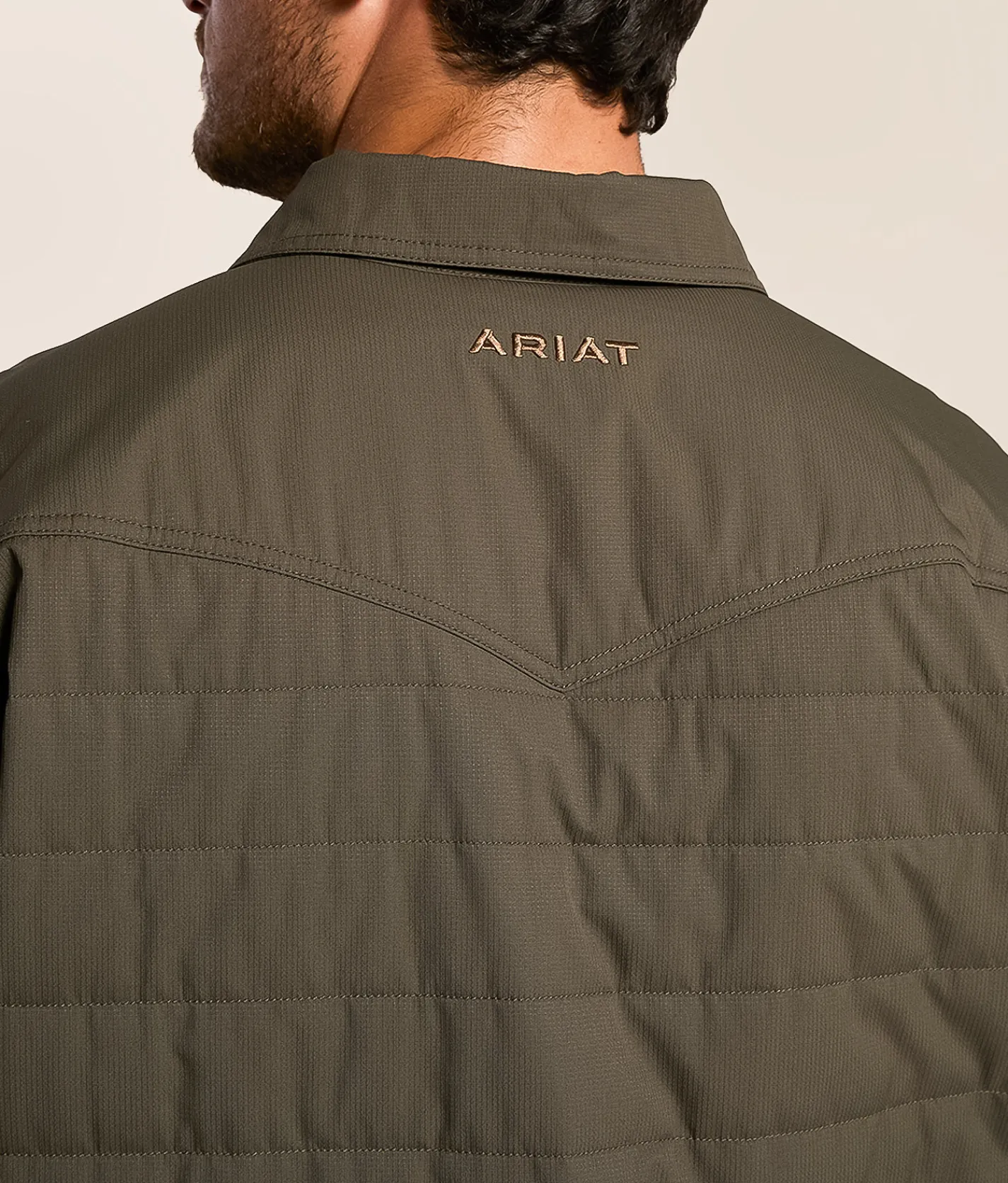 Ariat Quilted Shacket Dark Green New