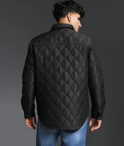 Tops|Coats & Jackets | Outpost Makers Quilted Shacket Black