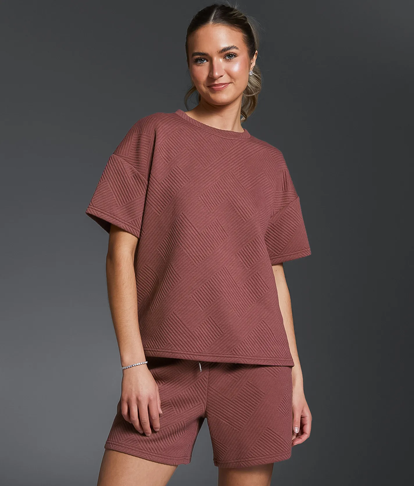 Tops | Buckle Black Quilted Top Rose Brown