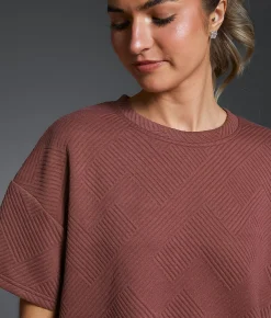 Tops | Buckle Black Quilted Top Rose Brown