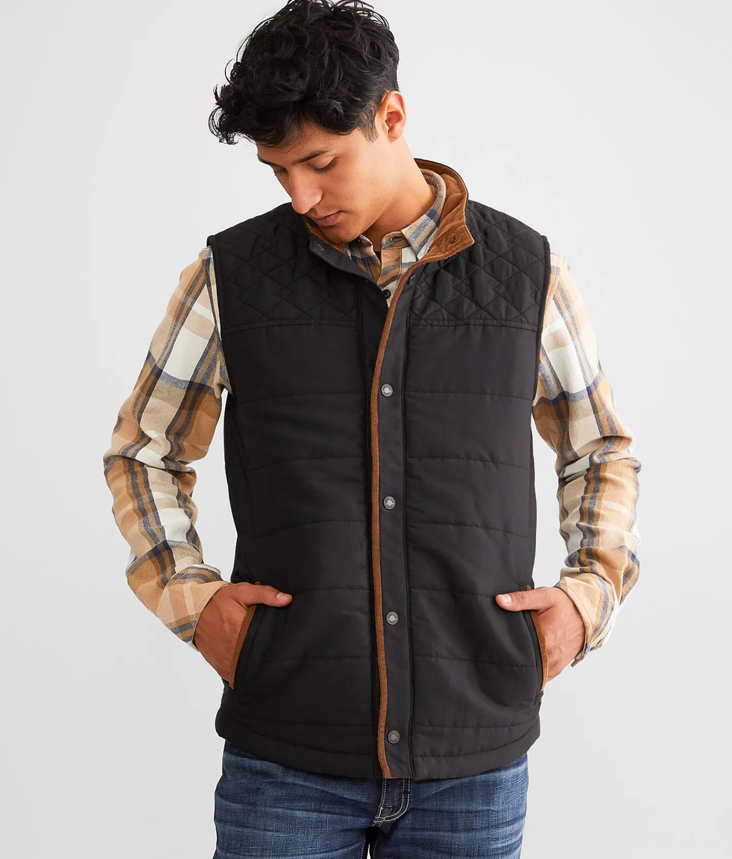Outpost Makers Quilted Vest Black Discount
