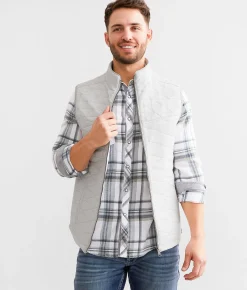 Coats & Jackets | Outpost Makers Quilted Vest Light Grey